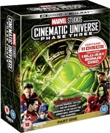 Marvel Studios Cinematic Universe: Étape 3 - Partie 1 - Pack Blu-ray Ultra HD 4K Marvel Studios Cinematic Universe: Étape 3 - Partie 1 - Pack Blu-ray Ultra HD 4K