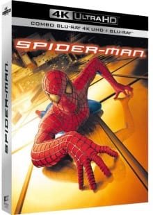 Spider-Man (2002), par Sam Raimi - Packshot Blu-ray 4K Ultra HD Spider-Man (2002), par Sam Raimi - Packshot Blu-ray 4K Ultra HD